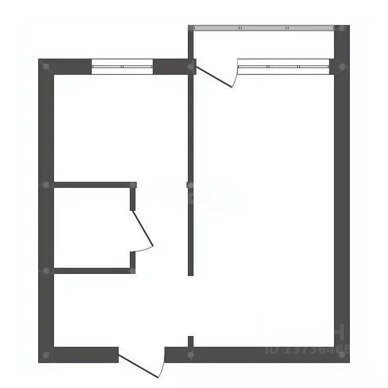 1-к кв. Амурская область, Белогорск ул. 50 лет Комсомола, 119А/2 (35.8 ... - Фото 2