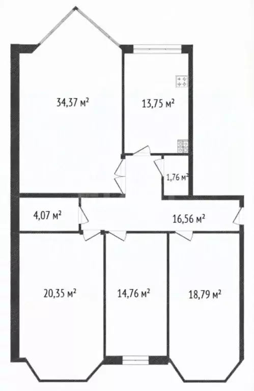3-к кв. Ярославская область, Ярославль проезд Тропинский, 12 (124.4 м) - Фото 2