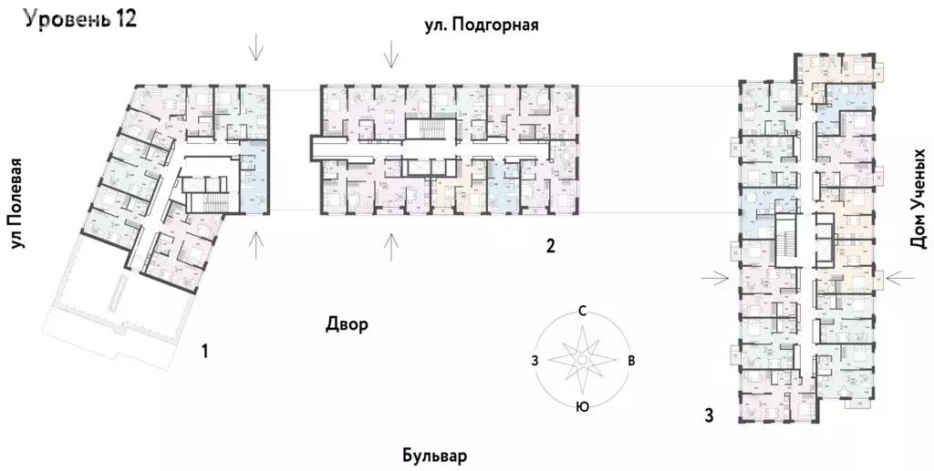 3-комнатная квартира: Тюмень, Подгорная улица, 73 (49.06 м) - Фото 1