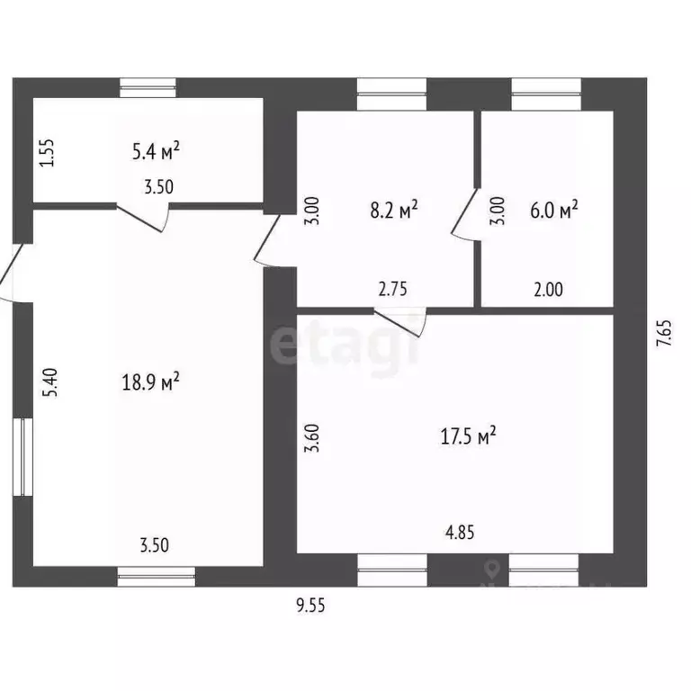 Дом в Ростовская область, Багаевский район, Манычская ст-ца ул. Кирова ... - Фото 1