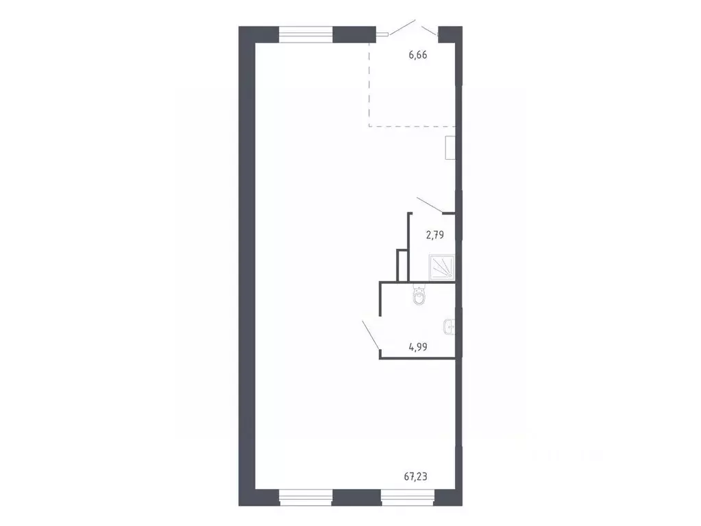 Помещение свободного назначения в Тюменская область, Тюмень ул. Юрия ... - Фото 0