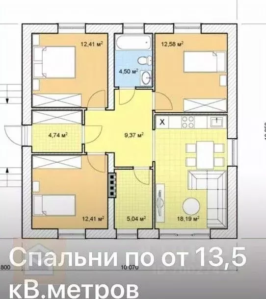 Дом в Севастополь Скиф садоводческое товарищество,  (100 м) - Фото 1