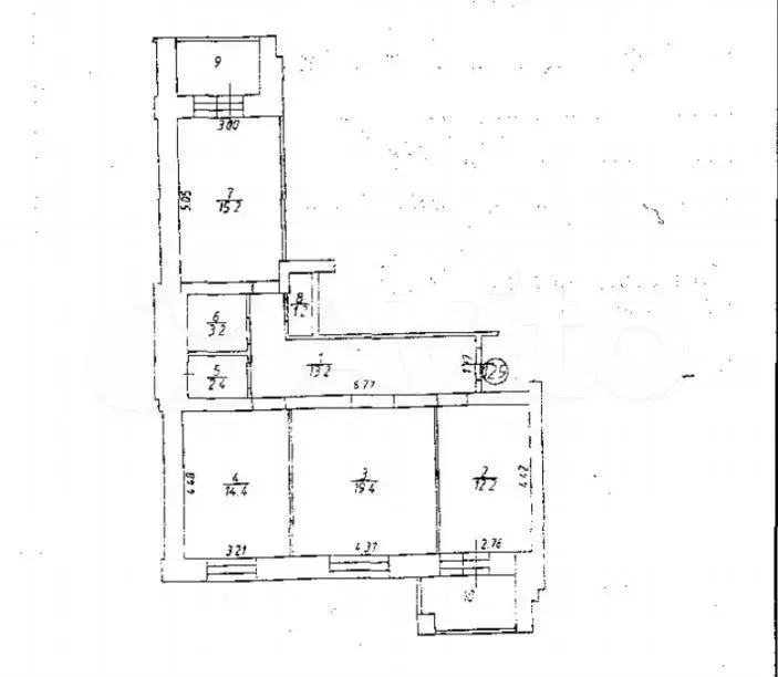 Аукцион: 3-к. квартира, 81,2 м, 3/5 эт. - Фото 0