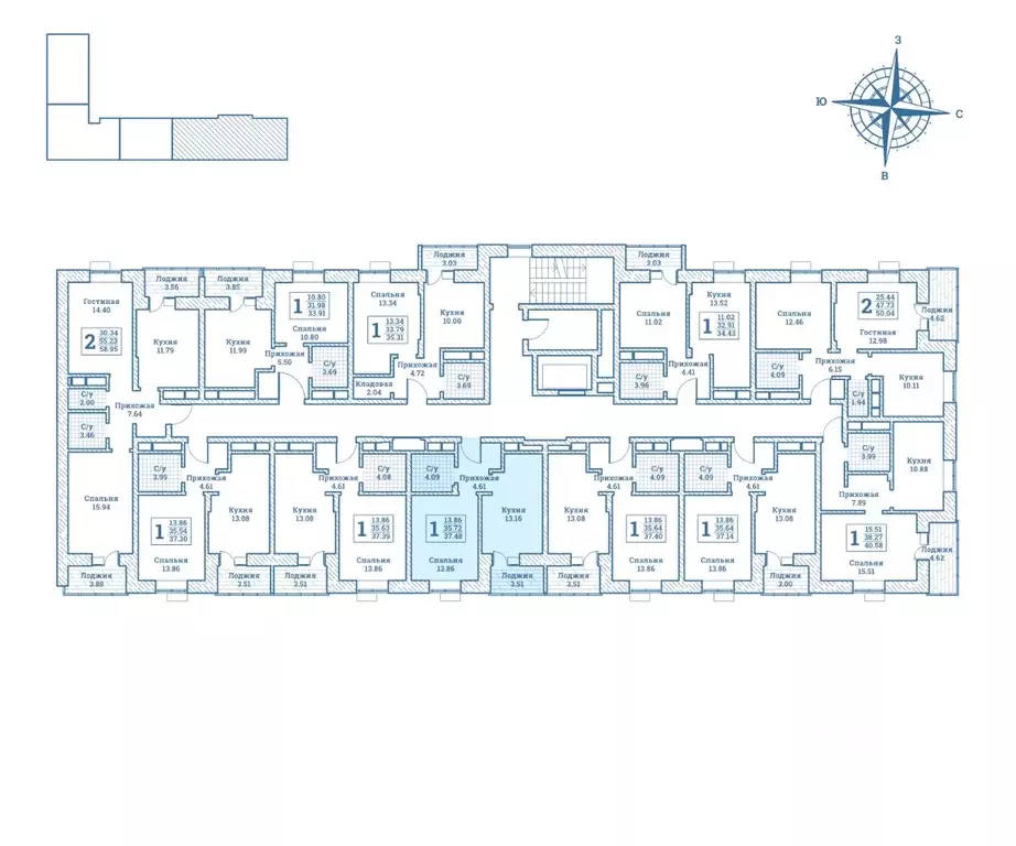 1-к кв. Московская область, Щелково городской округ, Монино пгт ... - Фото 2