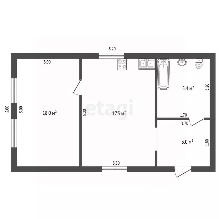 Дом в Тюменская область, Тюменский муниципальный округ, д. Падерина ... - Фото 1