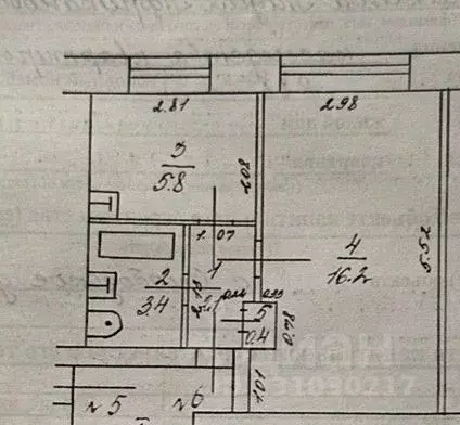 1-к кв. Нижегородская область, Нижний Новгород с. Слободское, 16 (27.9 ... - Фото 2