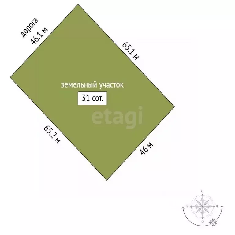 Участок в Ростовская область, Багаевский район, Манычское с/пос, ... - Фото 2