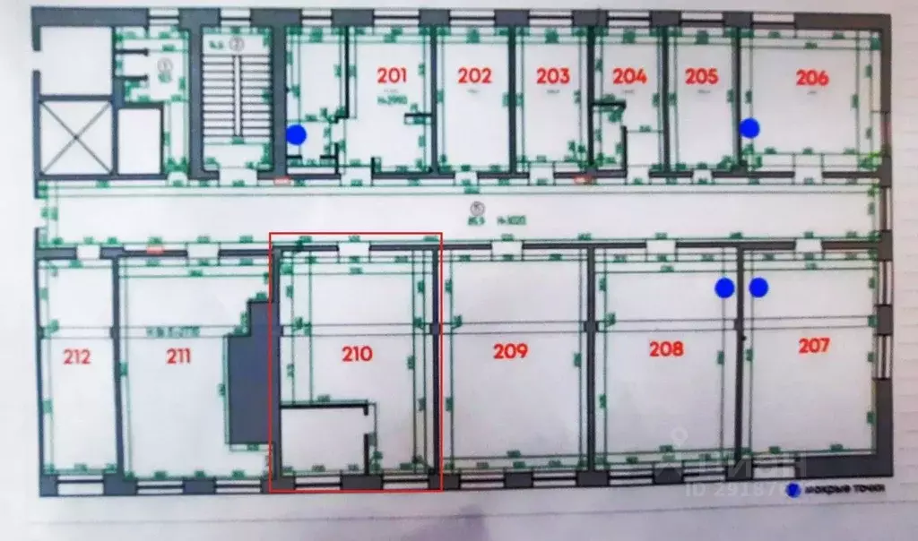 Офис в Самарская область, Самара ул. Антонова-Овсеенко, 44А (52 м) - Фото 1