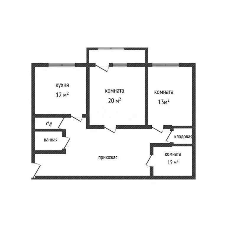 3-к кв. Брянская область, Брянск Белорусская ул., 48 (78.7 м) - Фото 2