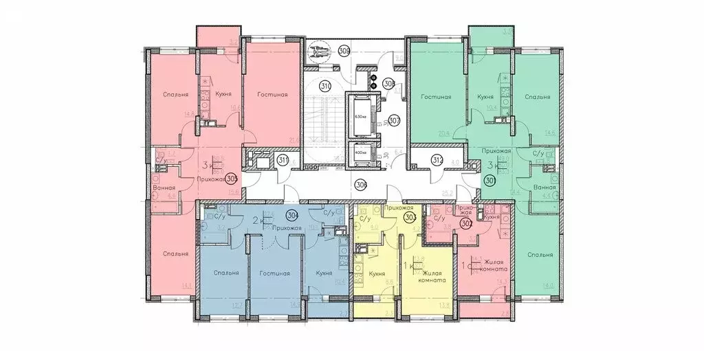 1-комнатная квартира: Энгельс, микрорайон Энгельс-9, 2 (32.9 м) - Фото 1