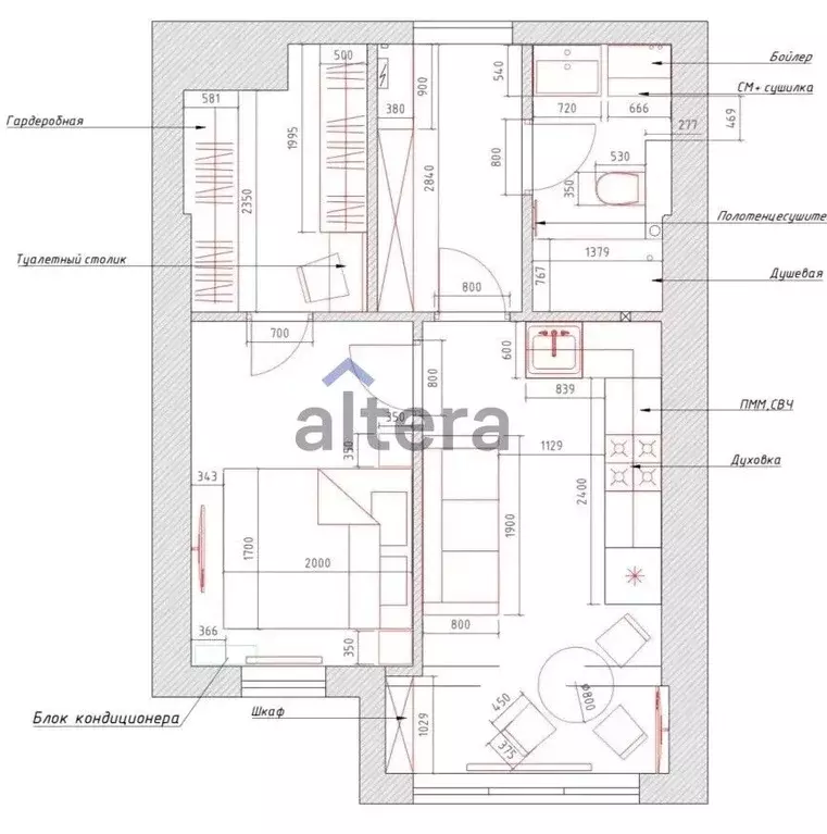 1-к кв. Татарстан, Казань ул. Рауиса Гареева, 105Б (34.3 м) - Фото 2