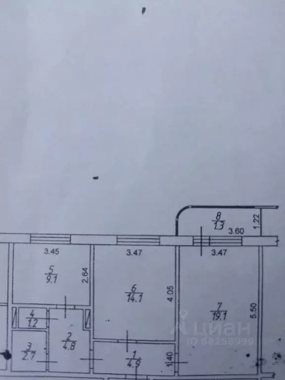 2-к кв. Омская область, Омск пос. Биофабрика, 6 (55.9 м) - Фото 2