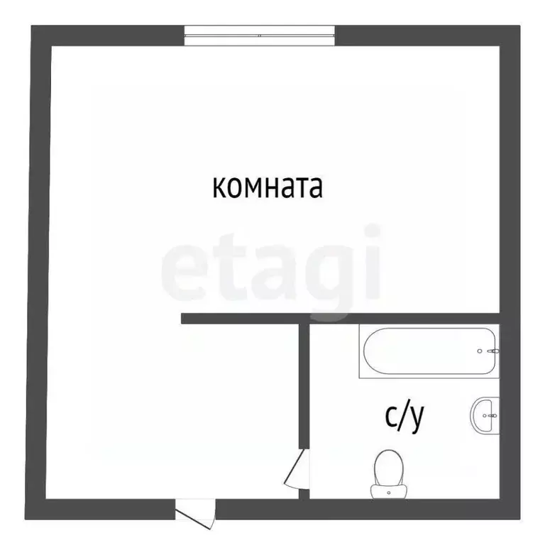 Студия Курганская область, Курган ул. Дзержинского, 52Б (18.0 м) - Фото 2