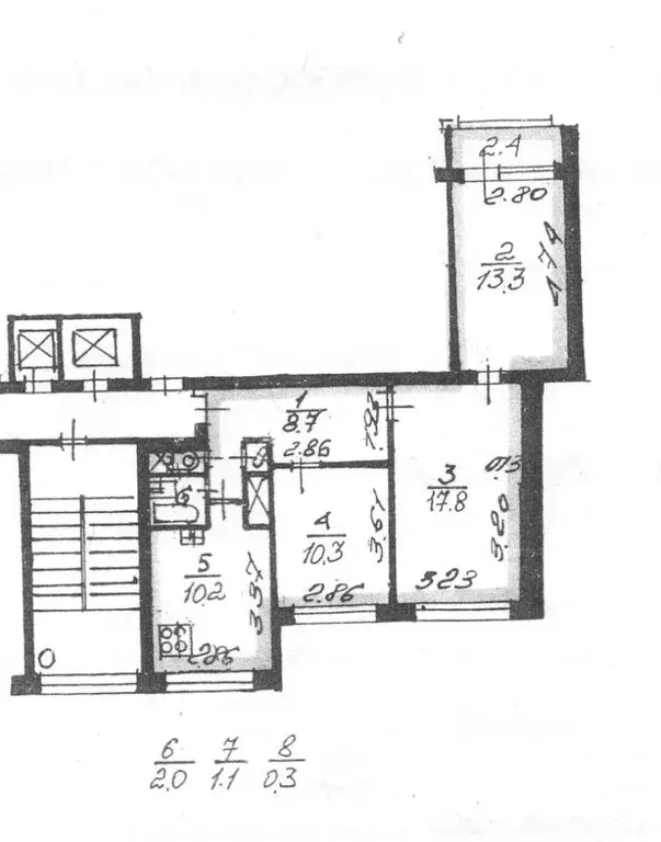 3-к кв. Санкт-Петербург ул. Маршала Казакова, 5К1 (63.7 м) - Фото 0