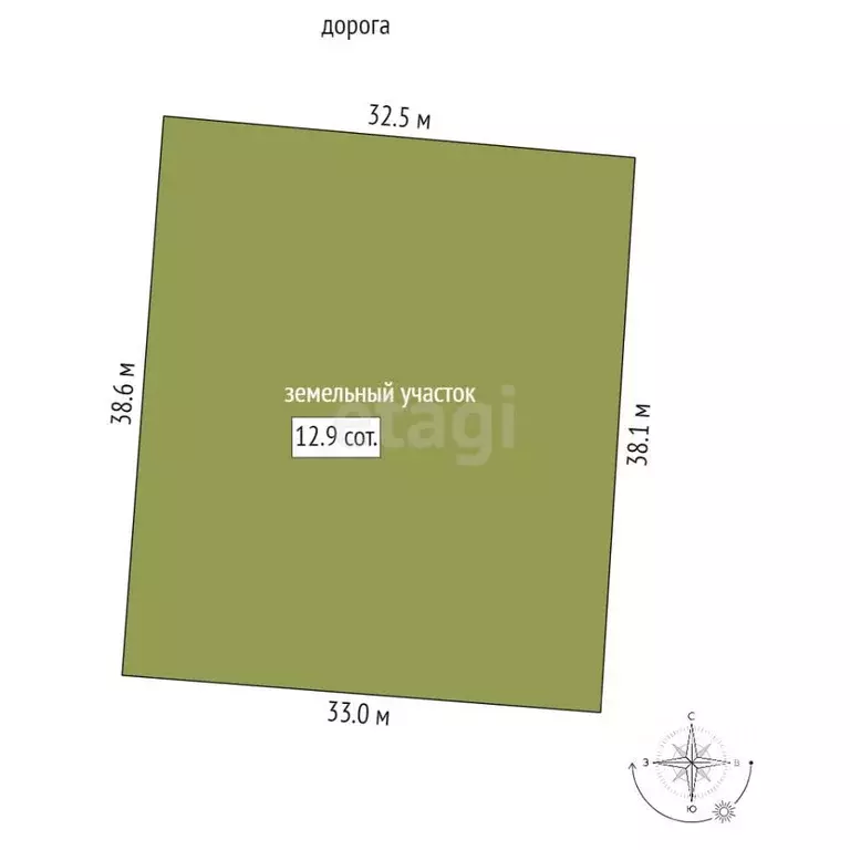 Участок в Ярославская область, Ярославский муниципальный округ, д. ... - Фото 1