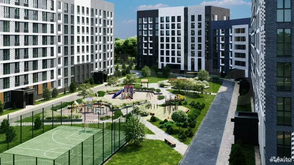 1-к. квартира, 40,9 м, 3/8 эт. - Фото 1