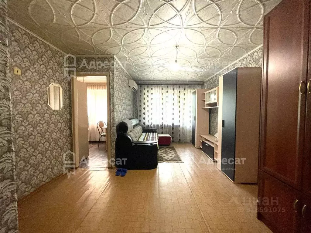 1-к кв. Волгоградская область, Волгоград ул. Курчатова, 10 (30.1 м) - Фото 0