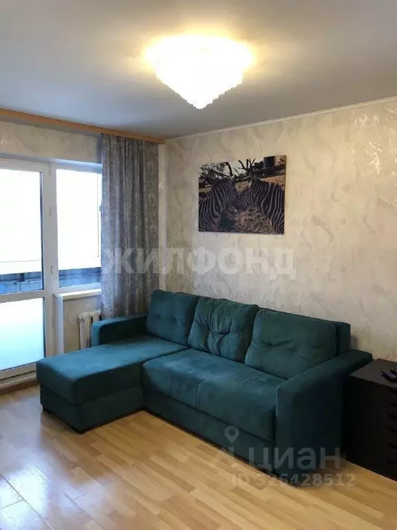 1-к кв. Новосибирская область, Новосибирск Вертковская ул., 12 (31.0 ... - Фото 1