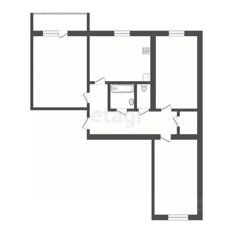 3-к кв. Мордовия, Саранск ул. Васенко, 7Гк2 (81.16 м) - Фото 2