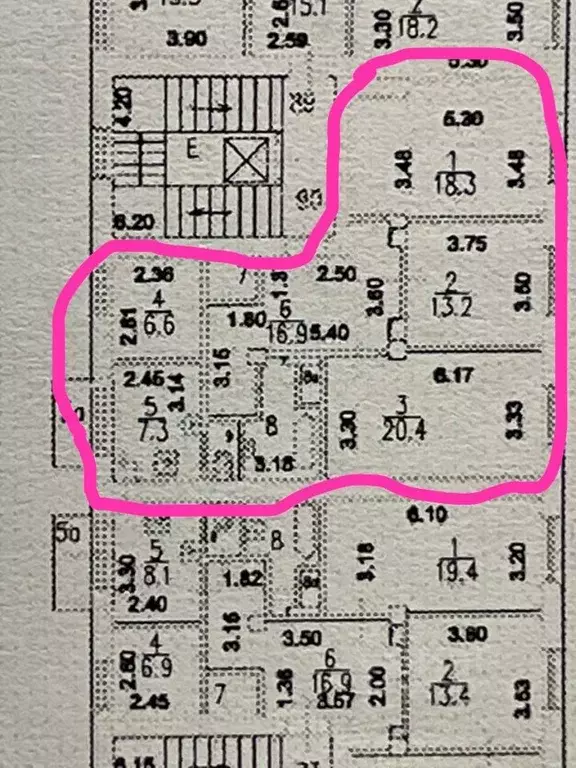 4-к кв. Москва Краснопрудная ул., 26 (91.9 м) - Фото 2