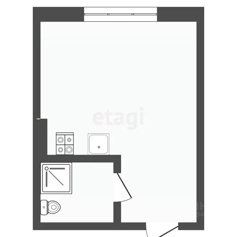 Комната Тюменская область, Тюмень ул. Республики, 220 (13.2 м) - Фото 2