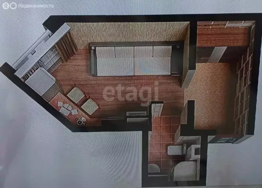 Квартира-студия: Южно-Сахалинск, Больничная улица, 43 (22.71 м) - Фото 1