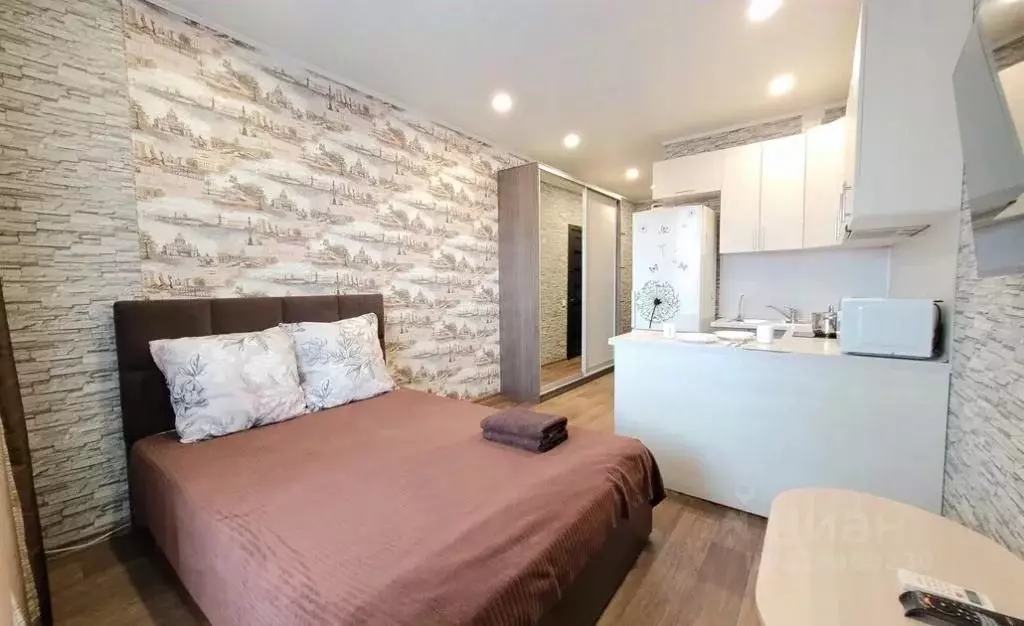 1-к кв. Алтайский край, Барнаул просп. Строителей, 18 (24.0 м) - Фото 2