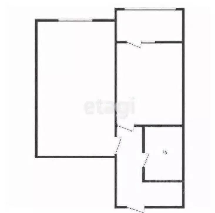 2-к кв. Курская область, Курск ул. Энгельса, 115/3 (38.5 м) - Фото 2