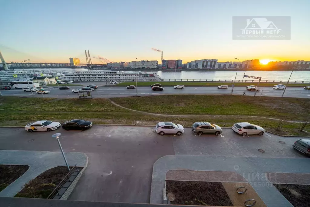 Студия Санкт-Петербург Октябрьская наб., 120 (22.0 м) - Фото 1