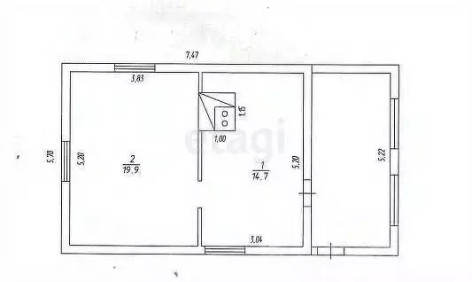 Дом в Кемеровская область, Новокузнецкий муниципальный округ, с. ... - Фото 2