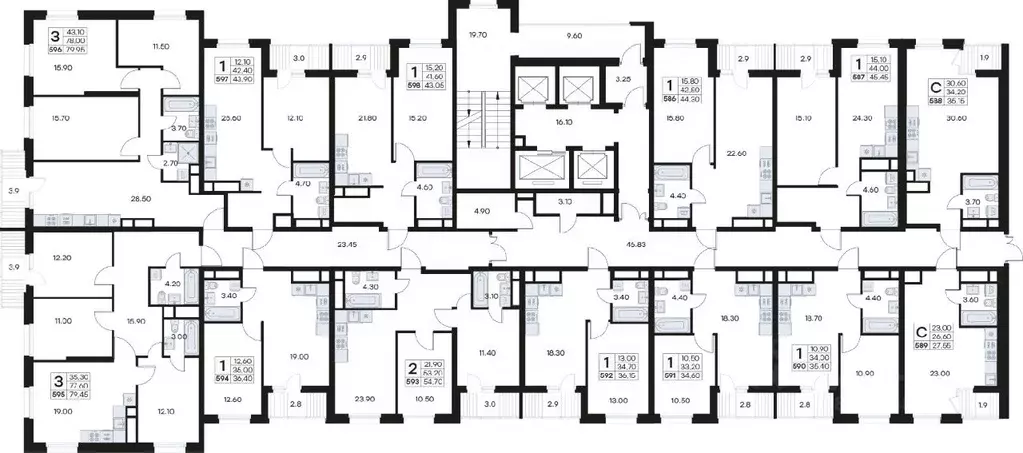 3-к кв. Приморский край, Владивосток ул. Карбышева, 22Б (78.0 м) - Фото 2