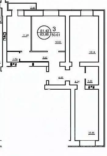 3-к кв. Саратовская область, Саратов Гвардейская ул., 47/53 (78.6 м) - Фото 0