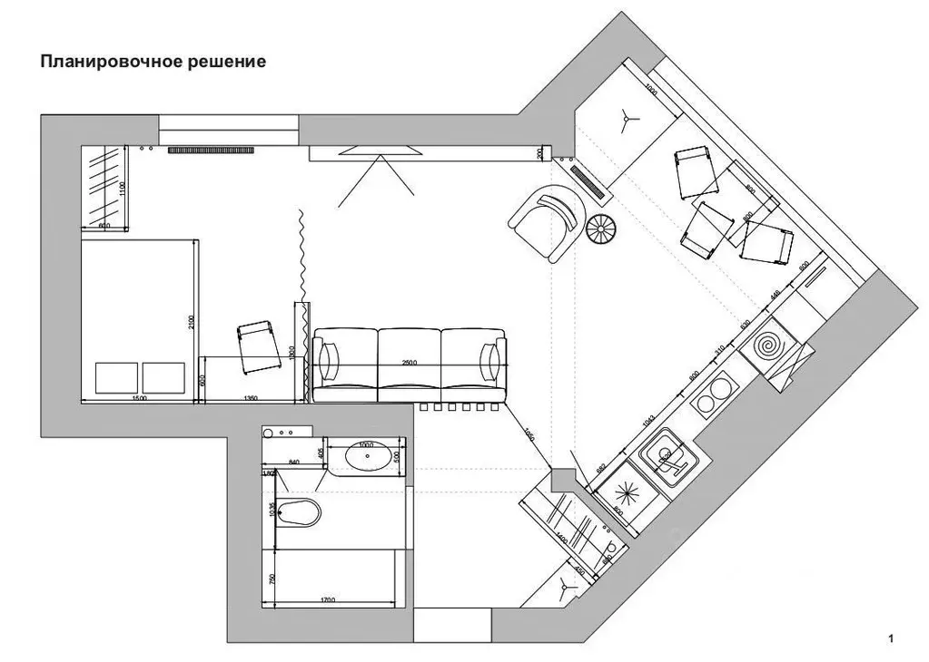 1-к кв. Кировская область, Киров ул. Героя Николая Рожнева, 4 (43.0 м) - Фото 0