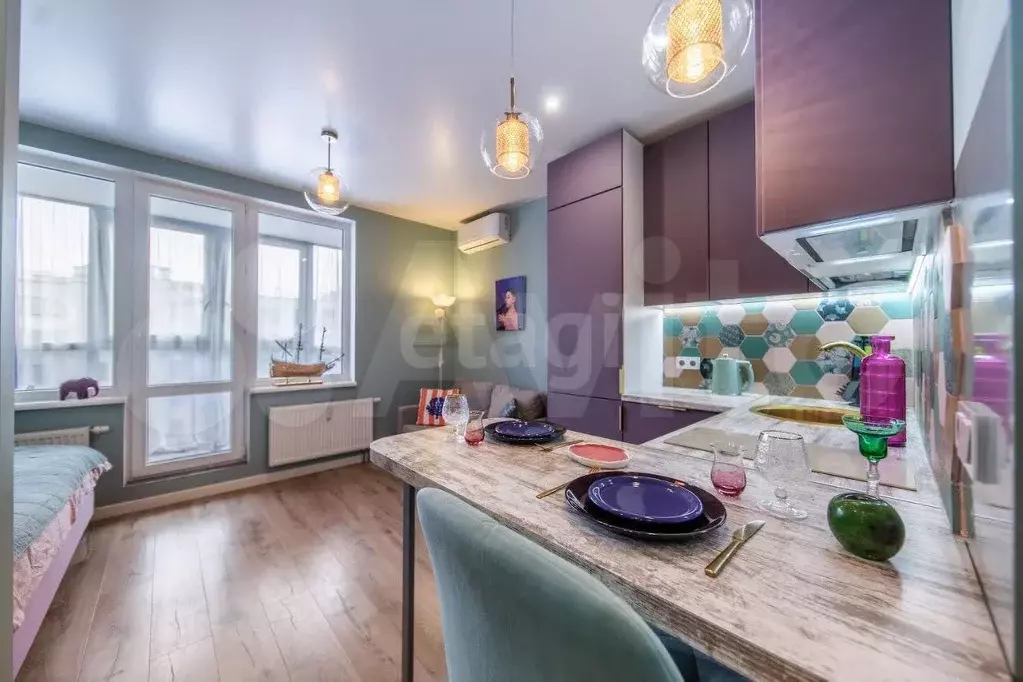 Квартира-студия, 32 м, 9/10 эт. - Фото 1
