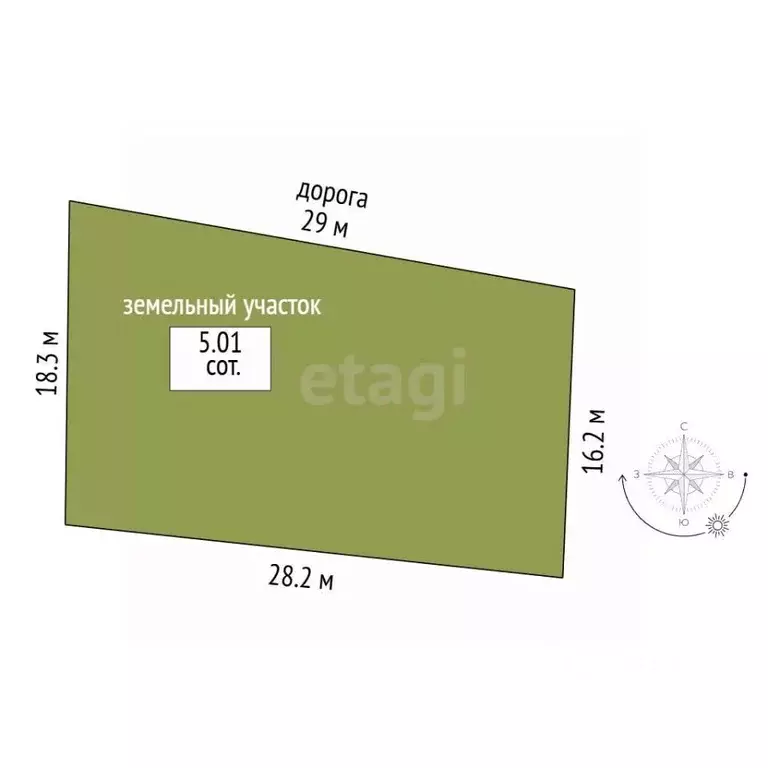 Участок в Нижегородская область, Нижний Новгород № 14 СТ, 72 (5.0 ... - Фото 2