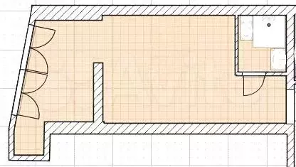 Квартира-студия, 17,5 м, 1/9 эт. - Фото 0