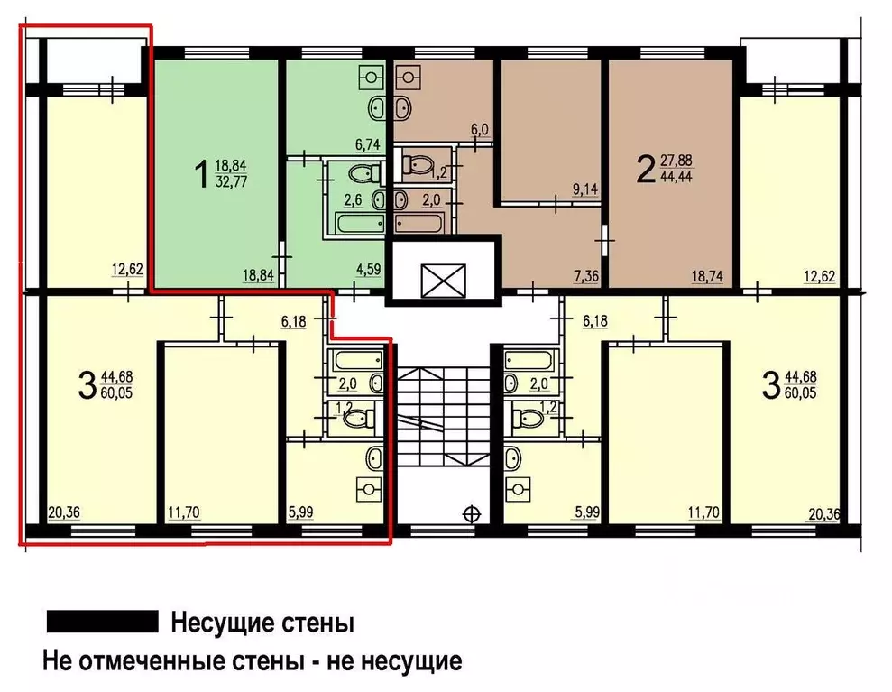 3-к кв. Москва Дорожная ул., 24К3 (58.2 м) - Фото 1