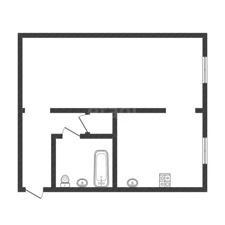 1-комнатная квартира: Бийск, Кожевенный переулок, 38 (31.3 м) - Фото 1