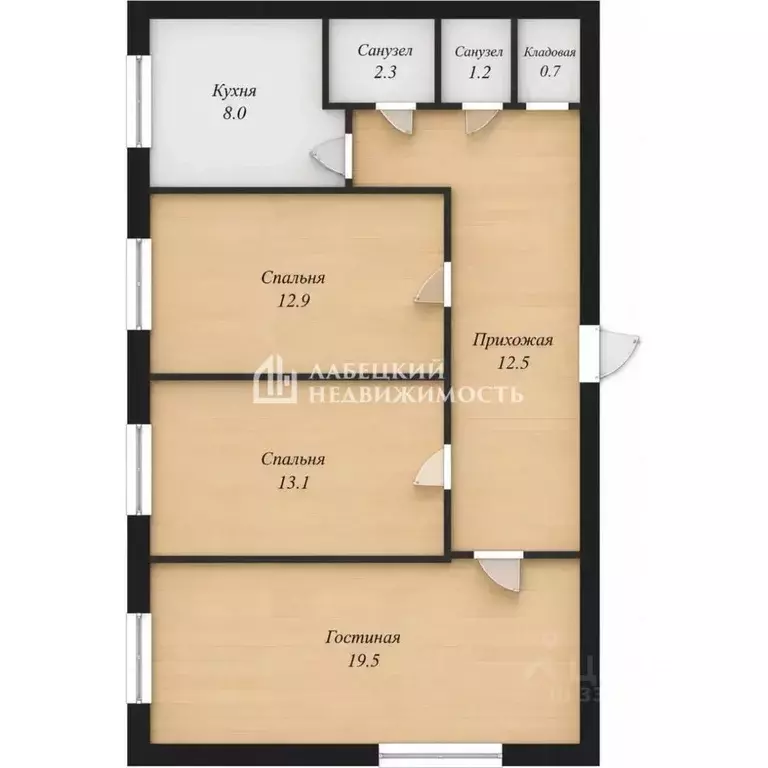 3-к кв. Санкт-Петербург просп. Художников, 24К1 (70.2 м) - Фото 2