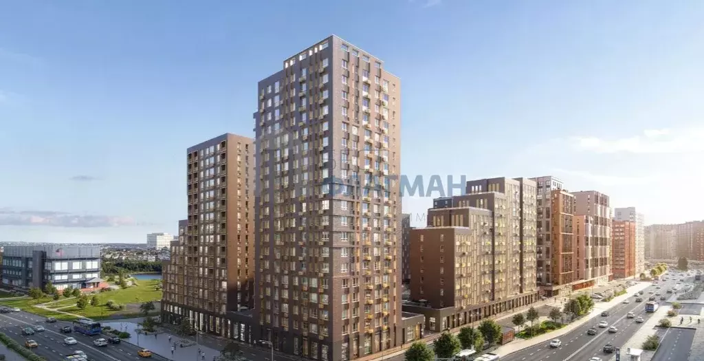 Помещение свободного назначения в Москва Прокшино жилой комплекс (69 ... - Фото 1