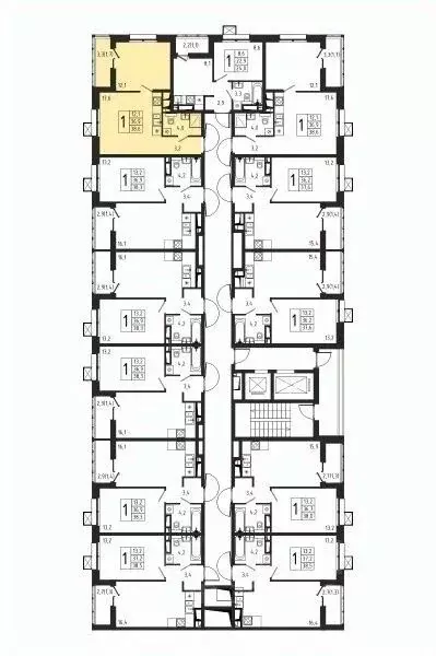 1-к кв. Московская область, Химки Клязьма-Старбеево мкр, Международный ... - Фото 2