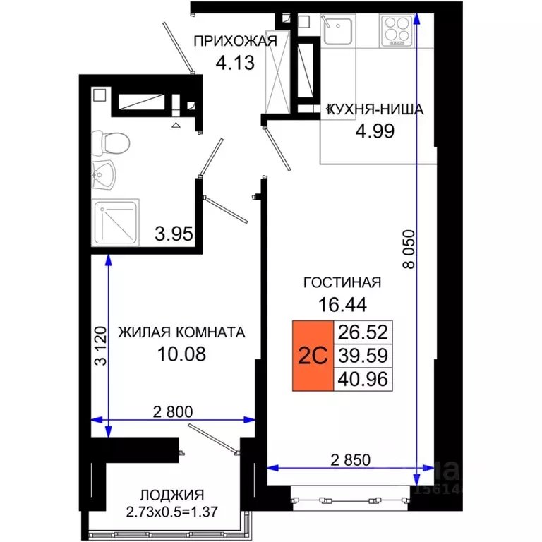 1-к кв. Ростовская область, Ростов-на-Дону Нефтекачка кв-л, Октябрь ... - Фото 0