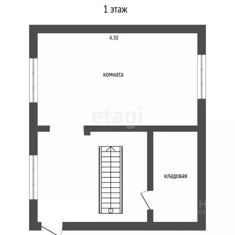 Дом в Тюменская область, Тюмень СОСН Тура тер., ул. Земляничная (76 м) - Фото 2