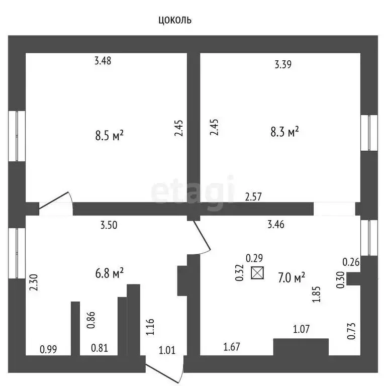 Дом в Калининградская область, Гурьевский муниципальный округ, посёлок ... - Фото 1
