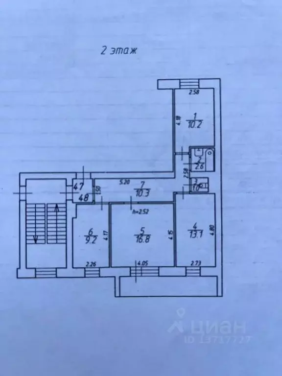 3-к кв. Иркутская область, Иркутск ул. Ломоносова, 72 (63.2 м) - Фото 2