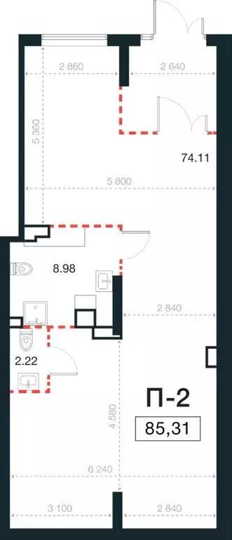 Помещение свободного назначения в Санкт-Петербург Новая Земля жилой ... - Фото 1