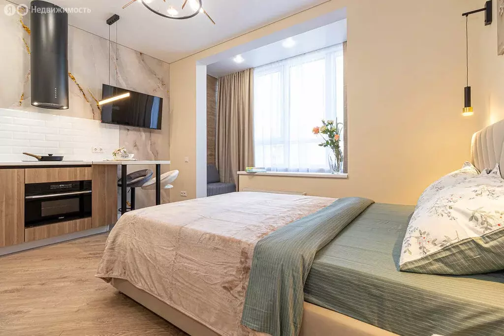 Квартира-студия: Краснодар, Круговая улица, 4/1к4 (23.8 м) - Фото 2