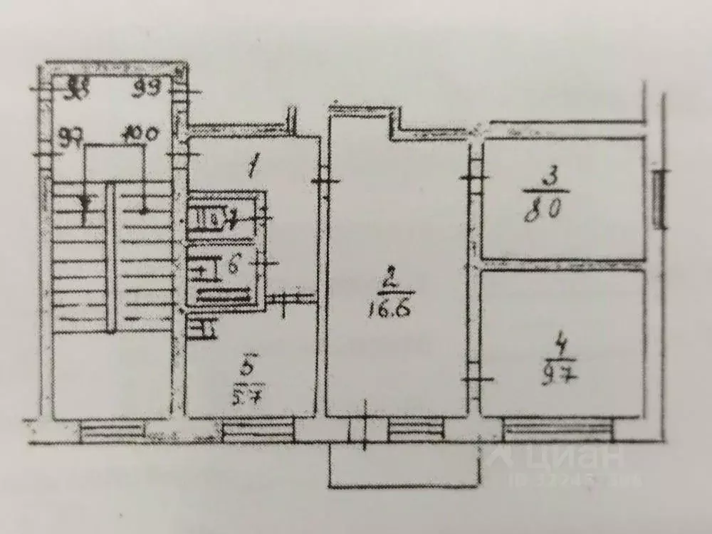 3-к кв. Иркутская область, Усть-Кут Пролетарская ул., 17 (48.7 м) - Фото 0