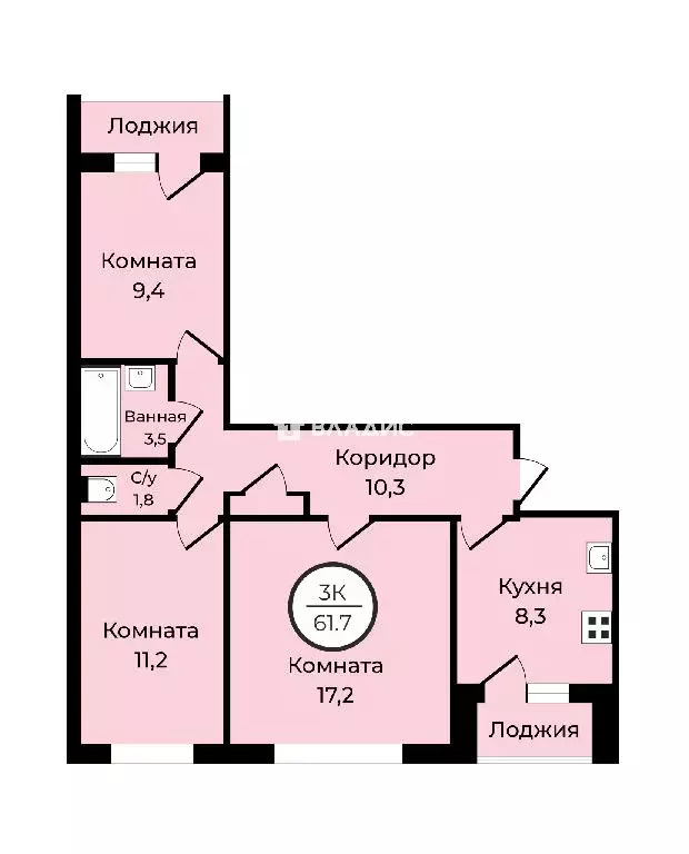 Продается 3-комнатная квартира - Фото 2