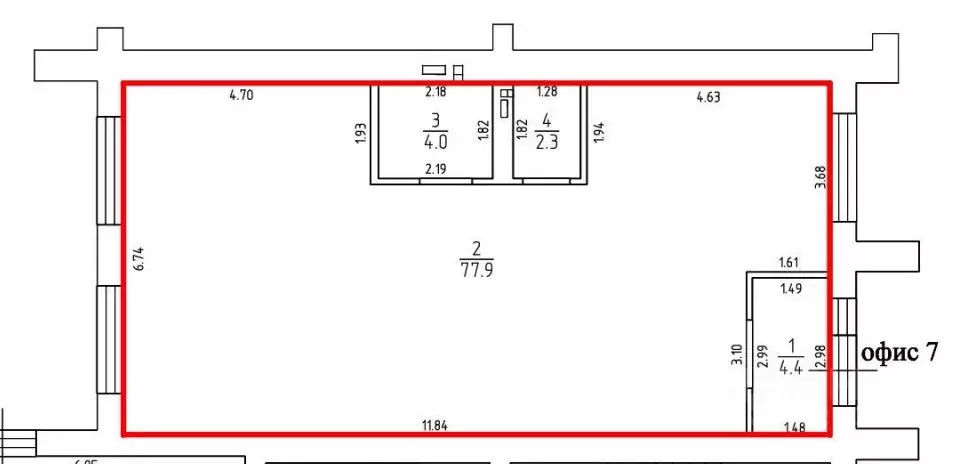 Помещение свободного назначения в Калининградская область, Калининград ... - Фото 1